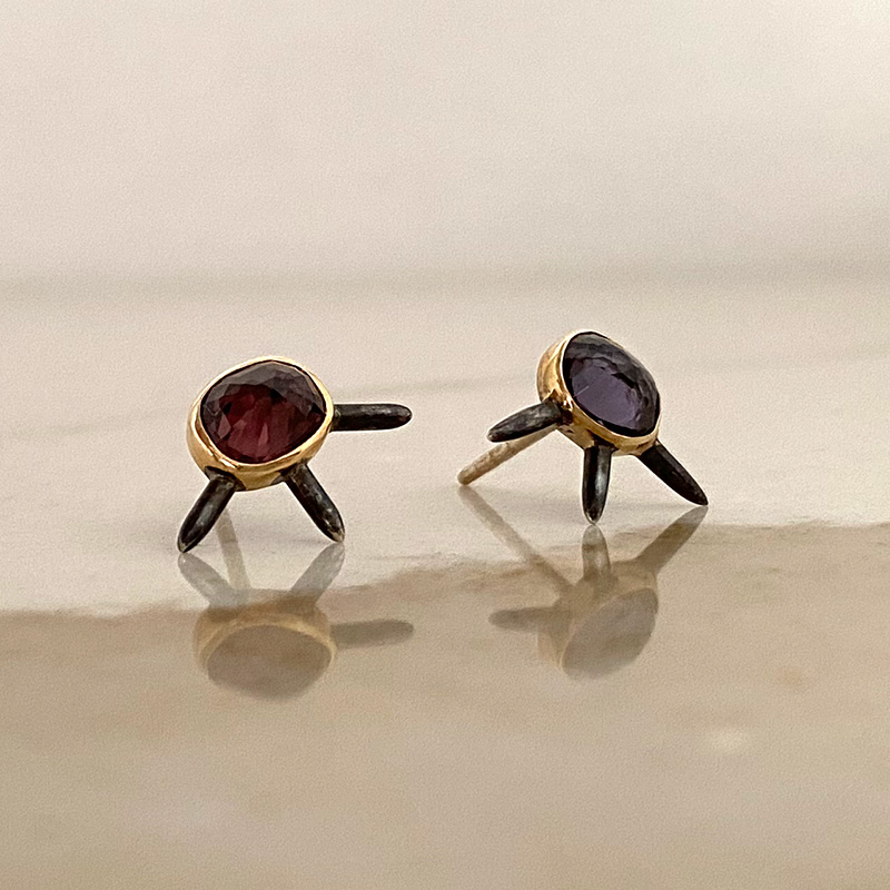 Prickly Pear Spinel studs