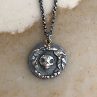 Skull Coin Necklace